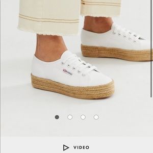 Superga platform sneakers 🤍🌼